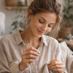 Cristiane Ruon dos Santos destaca o resgate da costura manual no slow fashion.